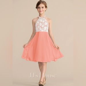 Children’s dress with floral pattern